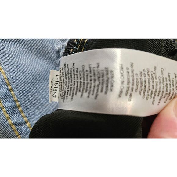 LULAROE Jeans Womens 36 Magic Waist Stretch Style L-161367 Cropped Distressed - Picture 4 of 16